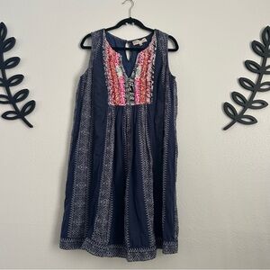 Philosophy Sleeveless Embroidered Tunic Dress | Size L